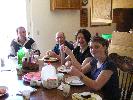 Farewell lunch-Brian & girls.JPG